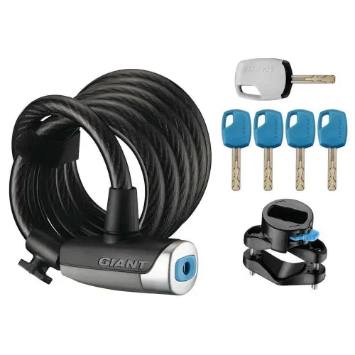 자이언트 Surelock Flex Key Coil 15 케이블 잠금 장치 3140955260