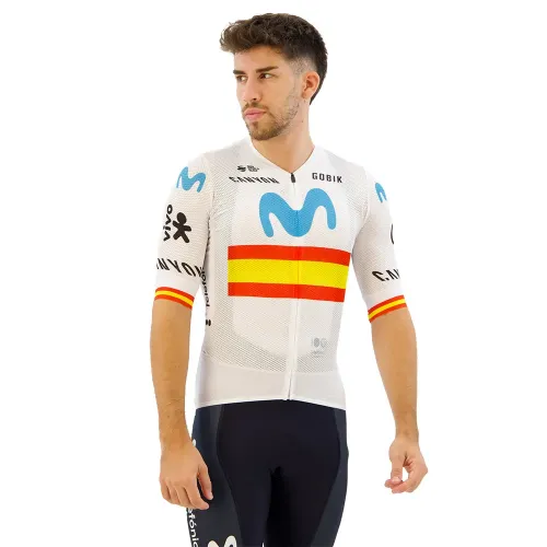 고빅 TEAMS CX Pro Movistar Gravel Team La Vuelta 2024 반팔 져지 3141295629