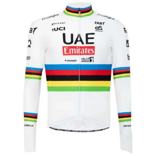 피세이 Winter World Champion Tadej Pogacar 2024 UAE Team Emirates 긴팔 져지 3141560996