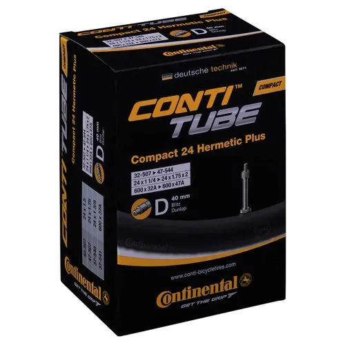 CONTINENTAL Compact Hermetic Plus 24in D40 Dunlop 내부 튜브 3141672532