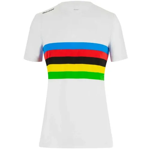 산티니 Official UCI Rainbow 2025 반팔 티셔츠 3141840547