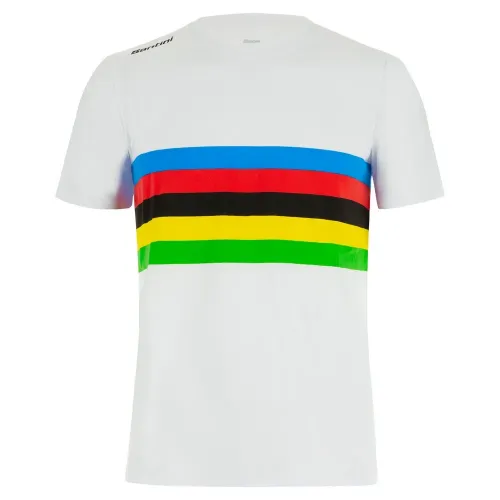 산티니 Official UCI Rainbow 2025 반팔 티셔츠 3141840548