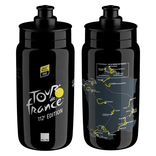 엘리트 Fly Tour De France Black Map 물병 550ml 3141852094