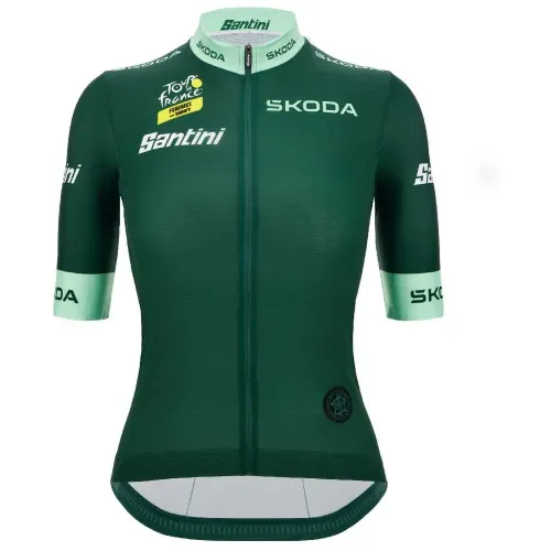 산티니 Tour De France Avec Zwift Green 2025 반팔 져지 3141905965