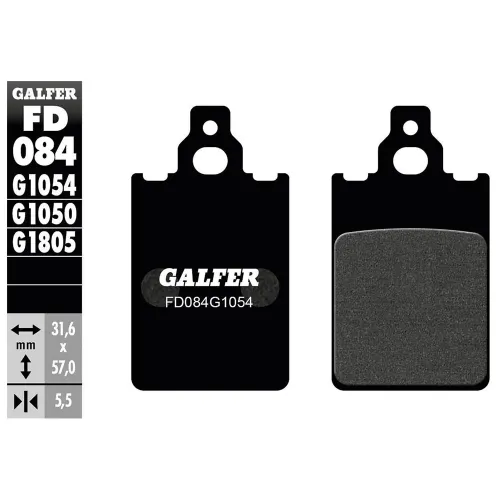 GALFER FD084-G1054 유기 디스크 브레이크 패드 3142309722