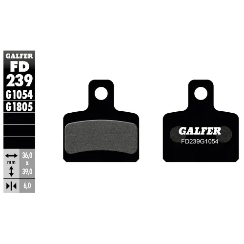GALFER FD239-G1054 유기 디스크 브레이크 패드 3142309730