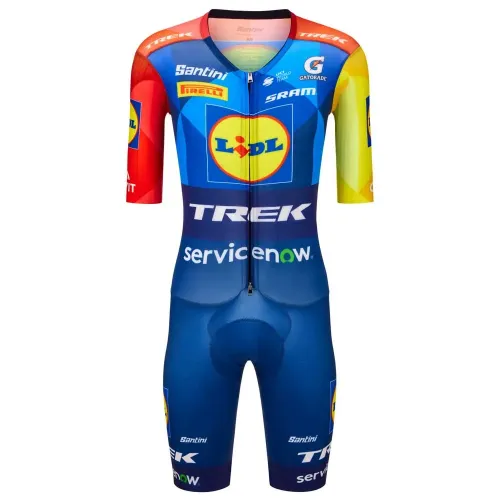 산티니 LIDL Trek 팀 오리지널 2026 반팔 레이싱 슈트 3142671568