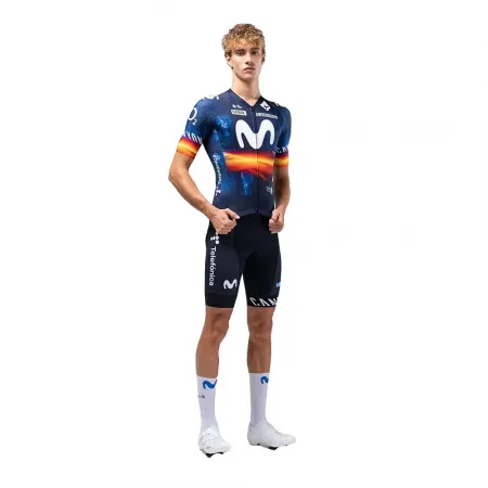 고빅 TEAMS Odyssey Movistar Team Spanish Champion 2026 반팔 져지 3142776378