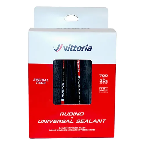 비토리아 Rubino V +Sealant 튜블리스 700C x 30 로드 타이어 3142845516