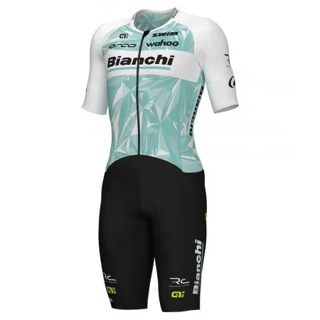 ALE Bianchi Pro 트라이애슬론 팀 사이클 빕숏 3142928037