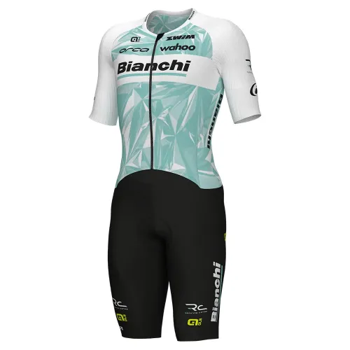 ALE Bianchi Pro 트라이애슬론 팀 사이클 빕숏 3142928037