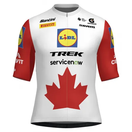 산티니 Lidl Trek Canadian National 챔피언 2026 반팔 져지 3142986957