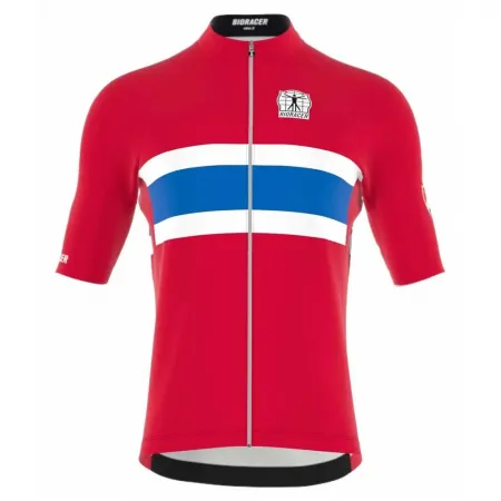 바이오레이서 Icon 클래식 Norwegian 사이클링 반팔 져지 3143057481