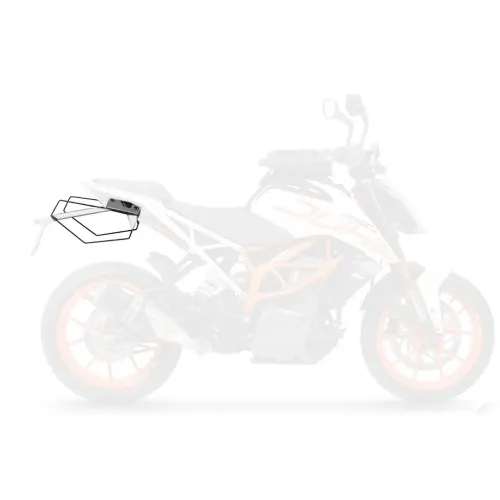 샤드 KTM Duke 125/200/250/390 오토바이 새들백 지지대 4136592473