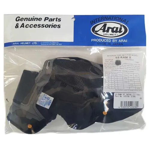아라이 SZ-RAM 헬멧 이너 패드 4137251977