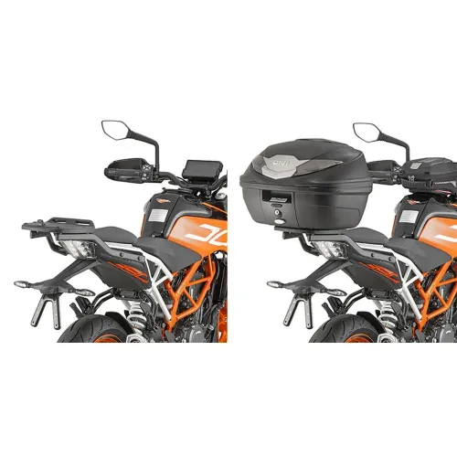 기비 Monolock KTM Duke 125/390 탑 케이스 후면 피팅 4137999756