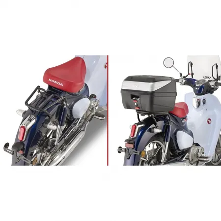 기비 Monolock 혼다 Super Cub C125 탑 케이스 후면 피팅 4137999960