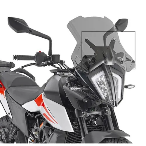 기비 KTM 390/790 어드벤처/R 7710DT/7710D windshield 피팅 키트 4138044115