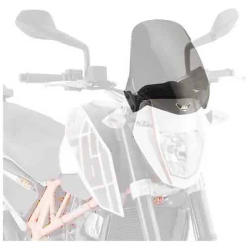 기비 245A KTM Duke 690/스즈키 GSR 600/야마하 MT-03 660 앞유리 4138046641