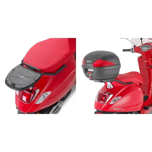 기비 Monolock Piaggio Vespa Primavera 50/125/150&Vespa Sprint 50/125/150 탑 케이스 후면 피팅 4138106716