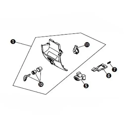 기비 B37NT/B47NT/B360 상단 케이스 자물쇠 4139719898