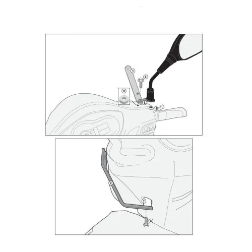 기비 Kta Sym Symphony 50/125/151 09-13 피팅 키트 4139719961