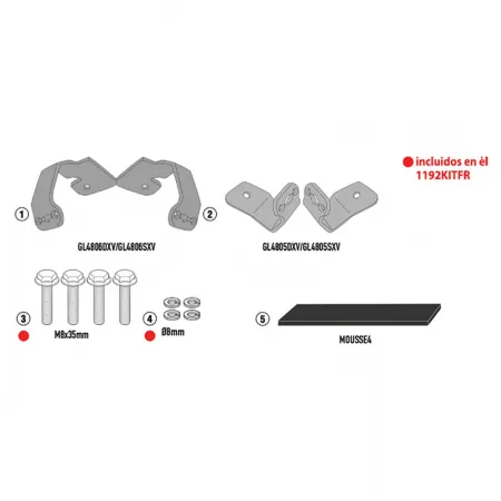 기비 1192KIT 나사 키트 4141002334