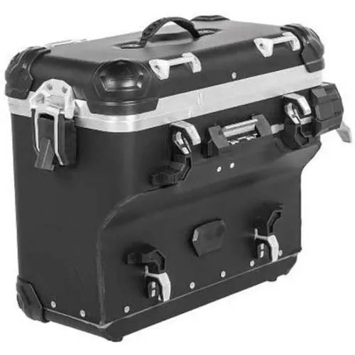 투라텍 ZEGA EVO X And-Black 38/38L Stainless Steel Black Rack 혼다 CRF1000L Africa Twin/CRF1000L ADV Sports 사이드 케이스 세트 4141190345