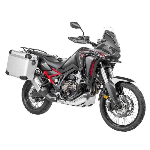 투라텍 ZEGA EVO X And-S 38/38L Stainless Steel Black Rack 혼다 CRF1100L Africa Twin 2021 사이드 케이스 세트 4141190358