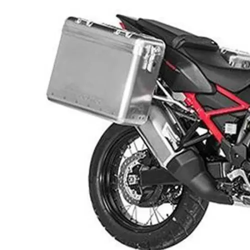투라텍 ZEGA Mundo 31/38L Steel Black Rack 혼다 CRF1100L Africa Twin 2021 사이드 케이스 세트 4141190378