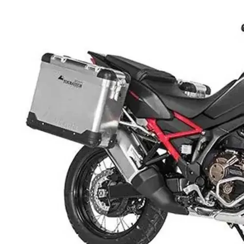 투라텍 ZEGA Pro 31/38L con portamaletas de Stainless Steel 혼다 CRF1100L Africa Twin 2021 사이드 케이스 세트 4141190396