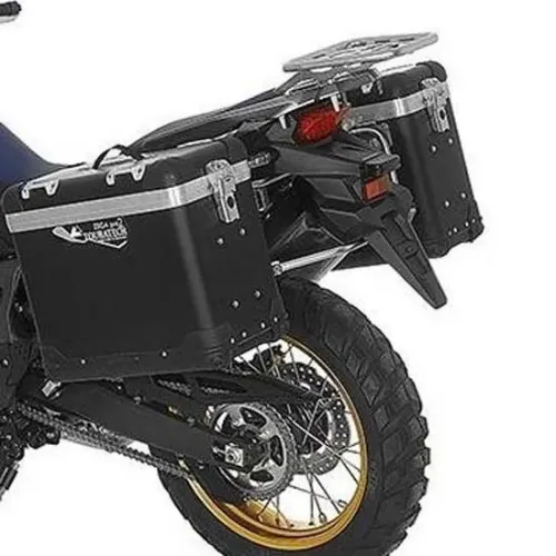 투라텍 ZEGA Pro And-Black 31/38L con portamaletas de Stainless Steel 혼다 CRF1000L Africa Twin 2015-2017 사이드 케이스 세트 4141190411