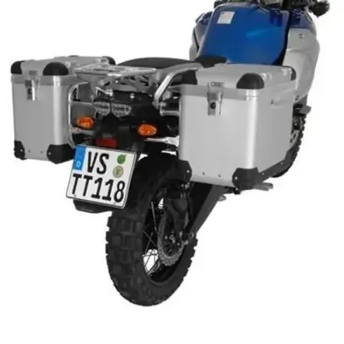 투라텍 ZEGA Pro And-S 38/45 ltr. Steel Black Rack 야마하 XT1200Z/ZE Super Tenere 사이드 케이스 세트 4141190432