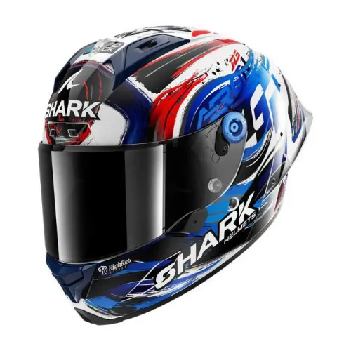 샤크 Aeron-GP Fim 레이싱 #1 Replica Zarco Signature 풀페이스 헬멧 4141412452