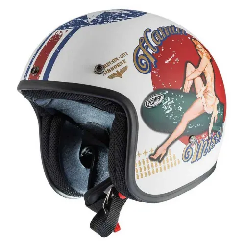 프리미어 25 Classic Pin Up 오픈 페이스 헬멧 4141518691