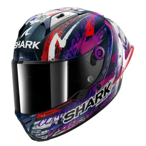 샤크 Aeron-GP Fim 레이싱 #1 Replica Zarco Signature 풀페이스 헬멧 4142468074