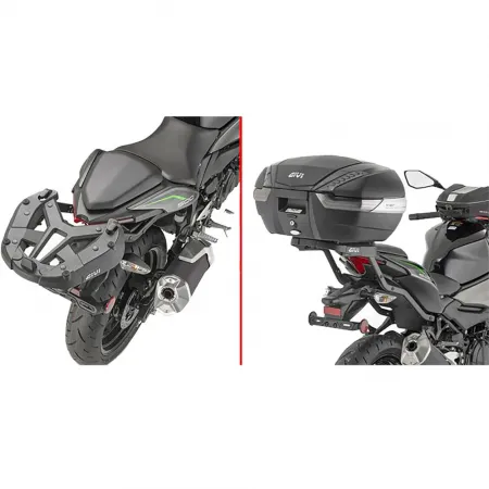 기비 SR4136 가와사키 Z500 2024 탑 케이스 후면 피팅 4142566133