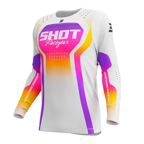 SHOT 레이스 GEAR Contact Stream 긴팔 저지 4143374146