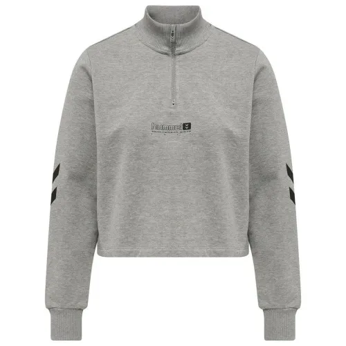 험멜 Legacy Nikka Cropped 하프 지퍼 스웨트셔츠 5138223084