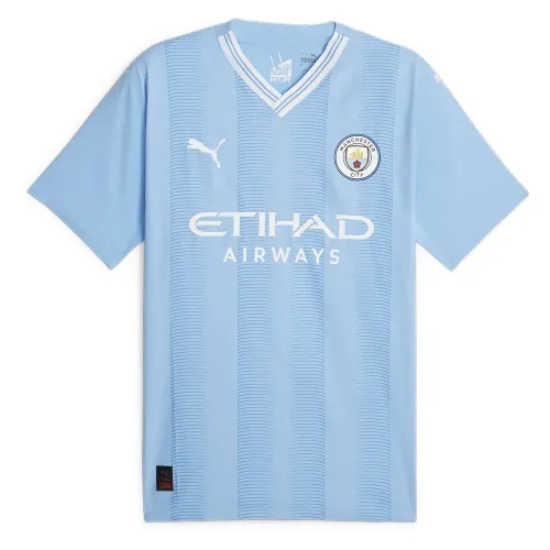 푸마 Manchester City FC Authentic 23/24 홈 반팔 티셔츠 5139910767