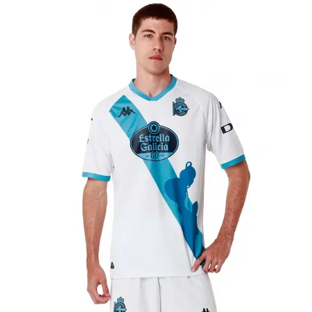 카파 Deportivo La Coruña Kombat 24/25 Third 주니어 반팔 티셔츠 5141436938