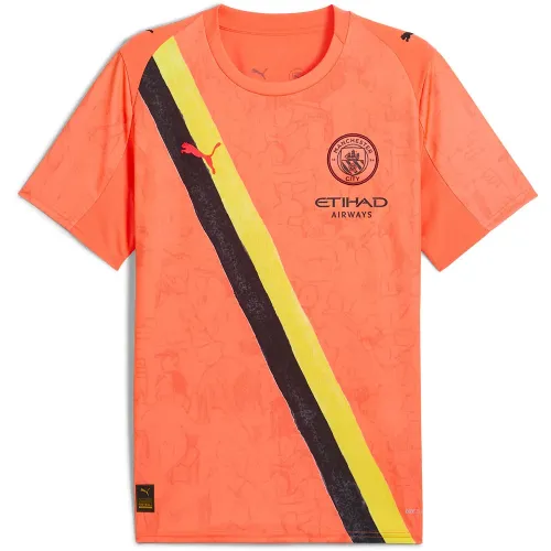 푸마 Super Manchester City FC Replica 주니어 반팔 티셔츠 5141466209