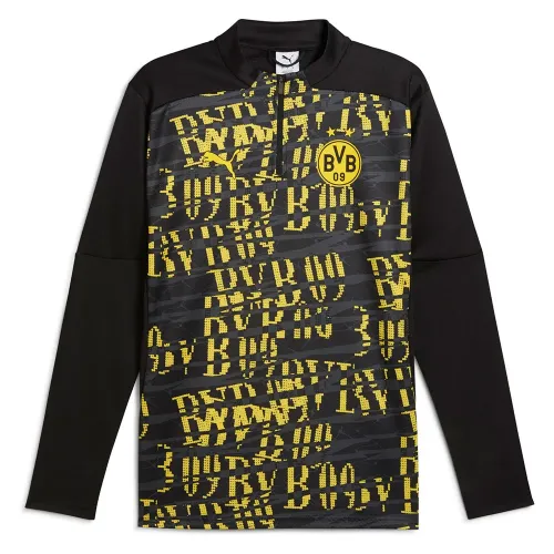 푸마 BVB Borussia Dortmund 24/25 프리매치 긴팔 티셔츠 5141757342
