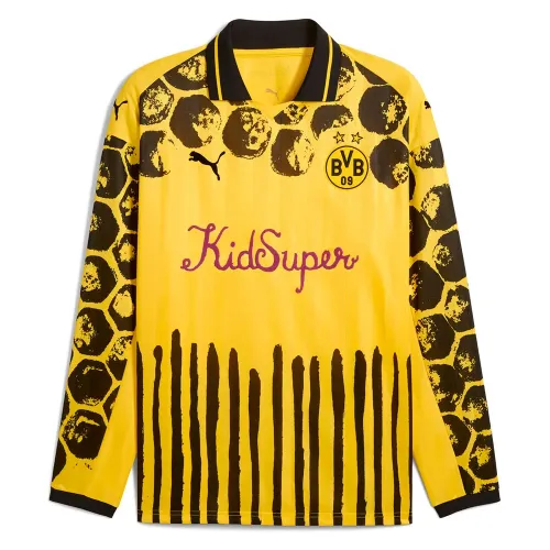 푸마 X Kidsuper BVB Borussia Dortmund Retro 긴팔 티셔츠 5141759017