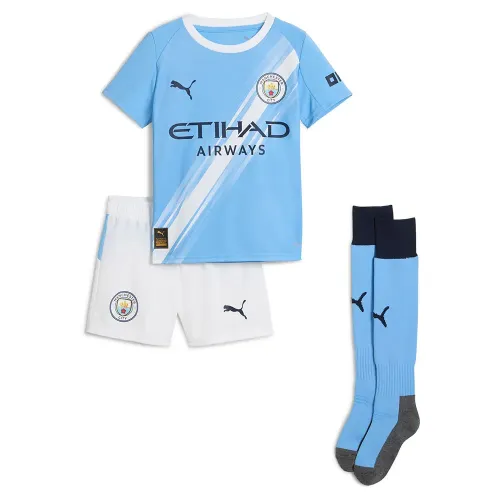 푸마 Manchester City FC 25/26 Mini 홈 주니어 세트 5142041185