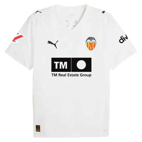 푸마 Valencia CF 25/26 Replica 홈 주니어 반팔 티셔츠 5142041329
