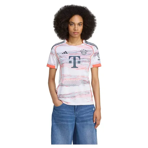 아디다스 FC Bayern 25/26 어웨이 여성 반팔 티셔츠 5142063024