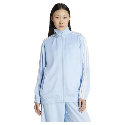 아디다스 Satin Firebird Ruffle 3 Stripes 트랙 자켓 5142096889