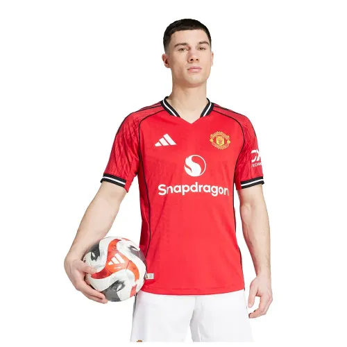 아디다스 Manchester United 25/26 Authentic 홈 반팔 티셔츠 5142117561