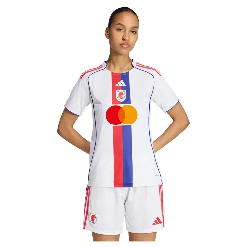 아디다스 Olympique De Lyon 25/26 Women´s Team 홈 여성 반팔 티셔츠 5142117777